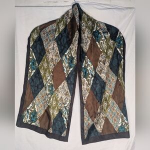 Oscar De La Renta 100% Silk Scarf